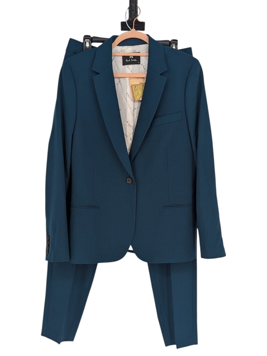 PS Paul Smith Other - 11674 Men's Paul Smith The Soho Tailored Fit 2 Piece Wool Suit Teal size 42/44